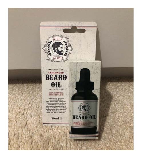 Jolly Good Grooming Natural Cedarwood Beard Oil 30ml